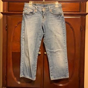 Luck Brand Crop Jeans